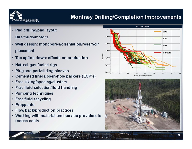 Corporate Presentation – Paramount Resources Ltd. – slide 8