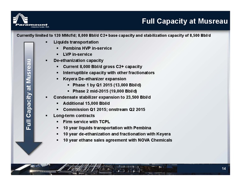 Corporate Presentation – Paramount Resources Ltd. – slide 13