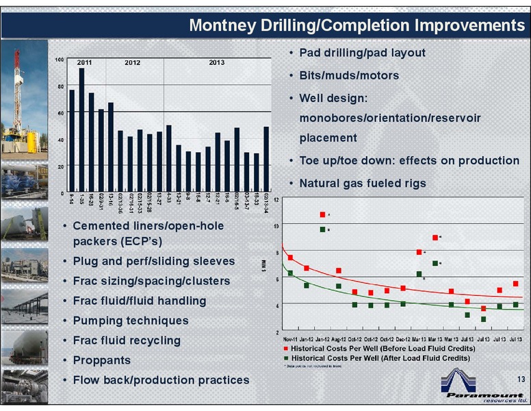 EAST COAST ENERGY CONFERENCE – Paramount Resources Ltd. – slide 12