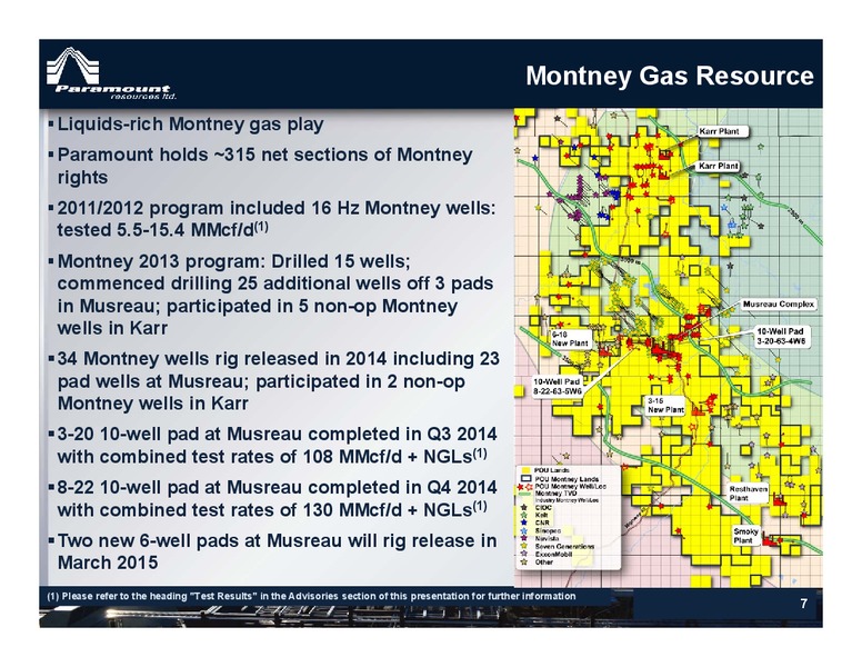 CORPORATE PRESENTATION – Paramount Resources Ltd. – slide 6