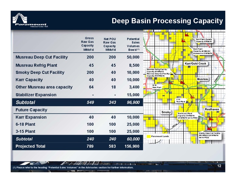 CORPORATE PRESENTATION – Paramount Resources Ltd. – slide 11