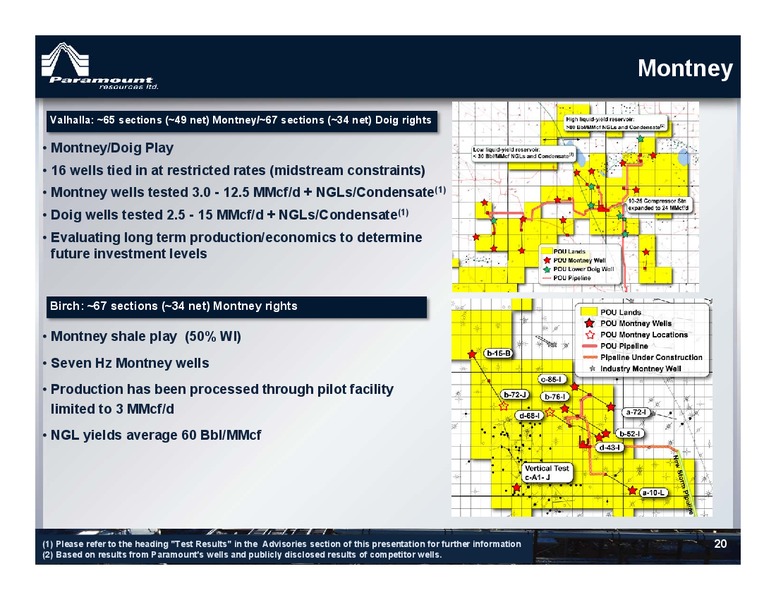 CORPORATE PRESENTATION – Paramount Resources Ltd. – slide 19