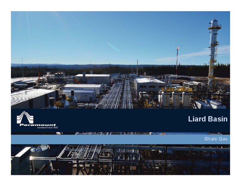 CORPORATE PRESENTATION – Paramount Resources Ltd. – slide 25