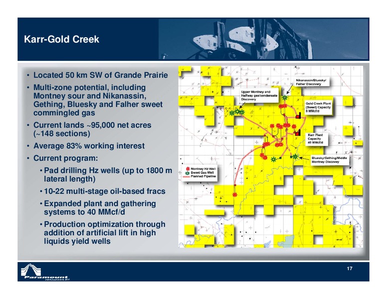 CIBC 2012 ENERGY CONFERENCE – Paramount Resources Ltd. – slide 16