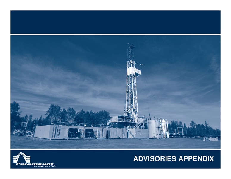 CIBC 2012 ENERGY CONFERENCE – Paramount Resources Ltd. – slide 28