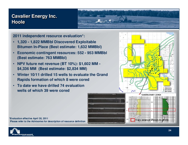 CIBC 2012 ENERGY CONFERENCE – Paramount Resources Ltd. – slide 23
