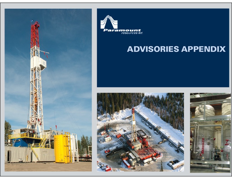 MAY 2013 ANNUAL GENERAL MEETING – Paramount Resources Ltd. – slide 36