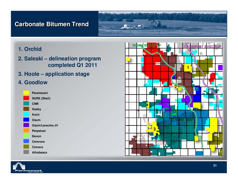 ANNUAL GENERAL MEETING – Paramount Resources Ltd. – slide 20