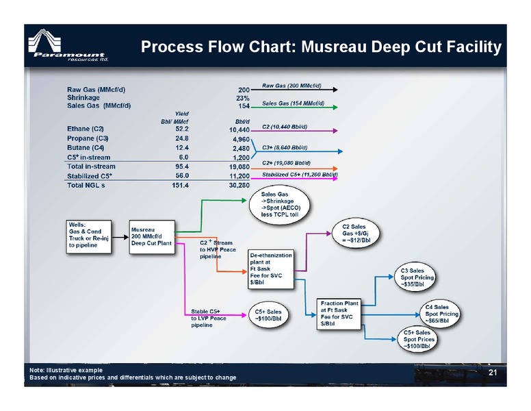 INVESTOR PRESENTATION – Paramount Resources Ltd. – slide 20