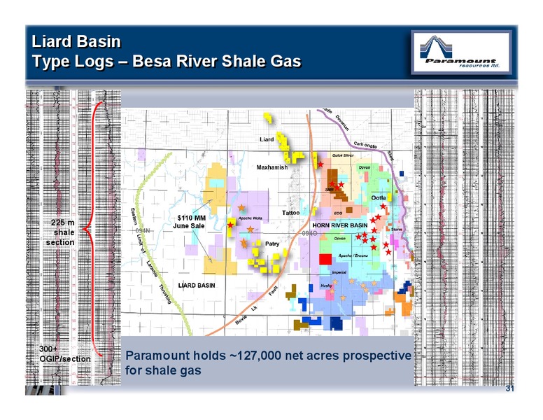 STIFEL NICOLAUS ENERGY CONFERENCE 2012 – Paramount Resources Ltd. – slide 30