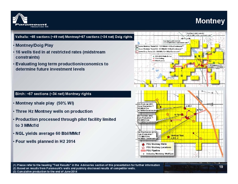 2014 Energy Conference Peters and Co Limited – Paramount Resources Ltd. – slide 18
