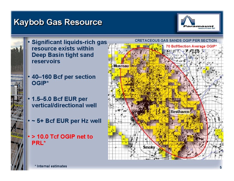 CANACCORD GENUITY GLOBAL RESOURCES CONFERENCE – Paramount Resources Ltd. – slide 4