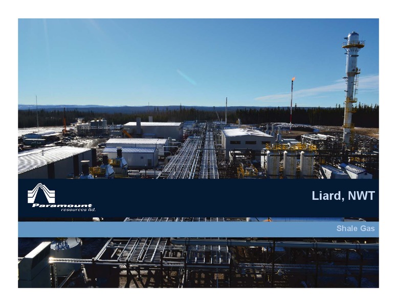 CORPORATE PRESENTATION – Paramount Resources Ltd. – slide 24