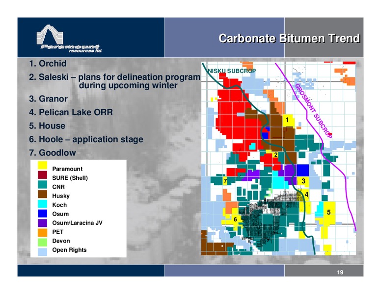ENERGY GROWTH CONFERENCE – Paramount Resources Ltd. – slide 18