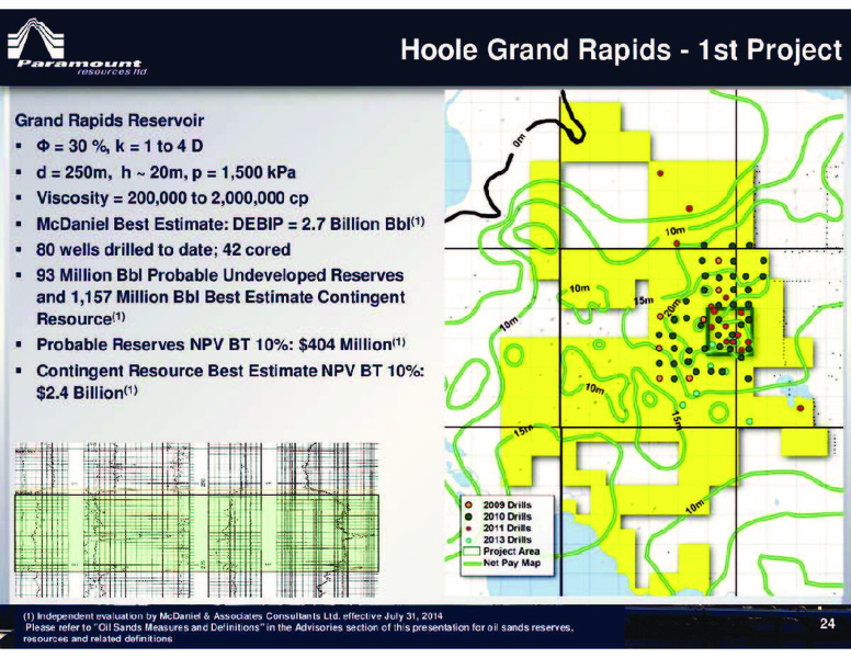 FIRSTENERGY CAPITAL ENERGY GROWTH CONFERENCE – Paramount Resources Ltd. – slide 24