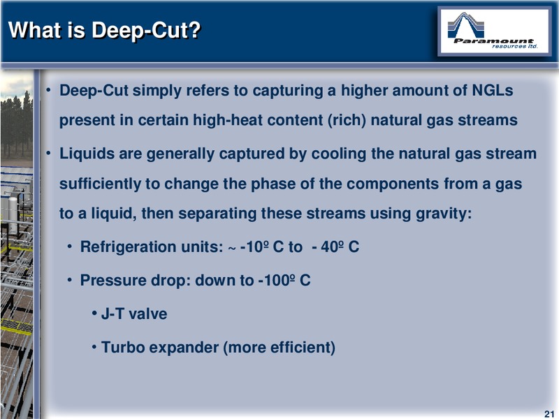CAPP 2012 INVESTMENT SYMPOSIUM – Paramount Resources Ltd. – slide 20