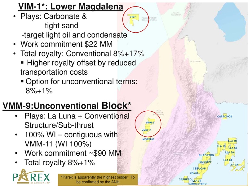 July 2014 Preliminary Results – Parex Resources, Inc. – slide 2