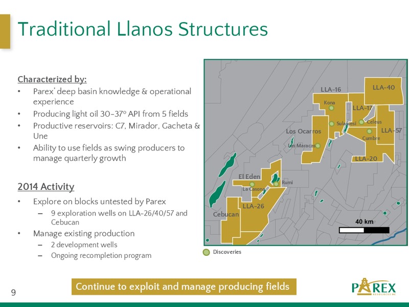 Corporate Presentation – Parex Resources, Inc. – slide 9