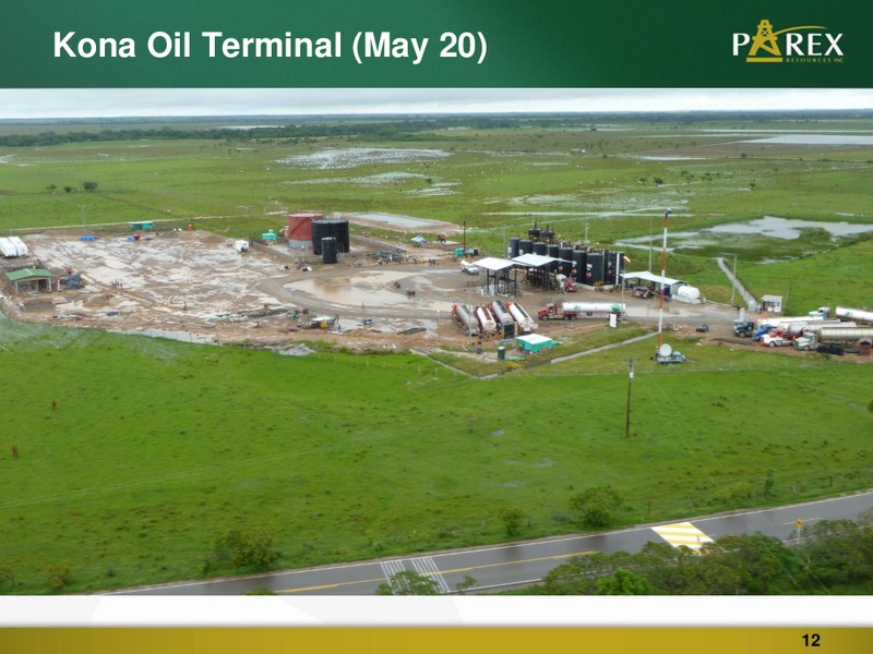Q2 2011 CORPORATE PRESENTATION – Parex Resources, Inc. – slide 12