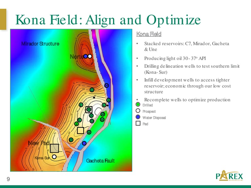 2012 PETERS AND CO LIMITED ENERGY CONFERENCE – Parex Resources, Inc. – slide 9
