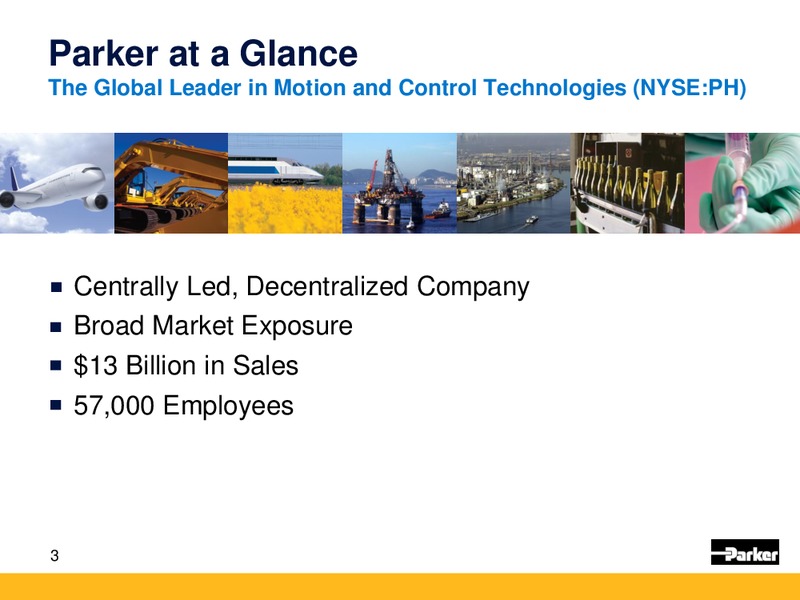 BAML Global Industrials Conference London – Parker Hannifin – slide 2