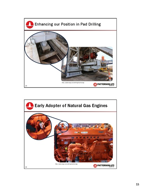 UBS Global Oil and Gas Conference – Patterson-Uti Energy Inc. – slide 12