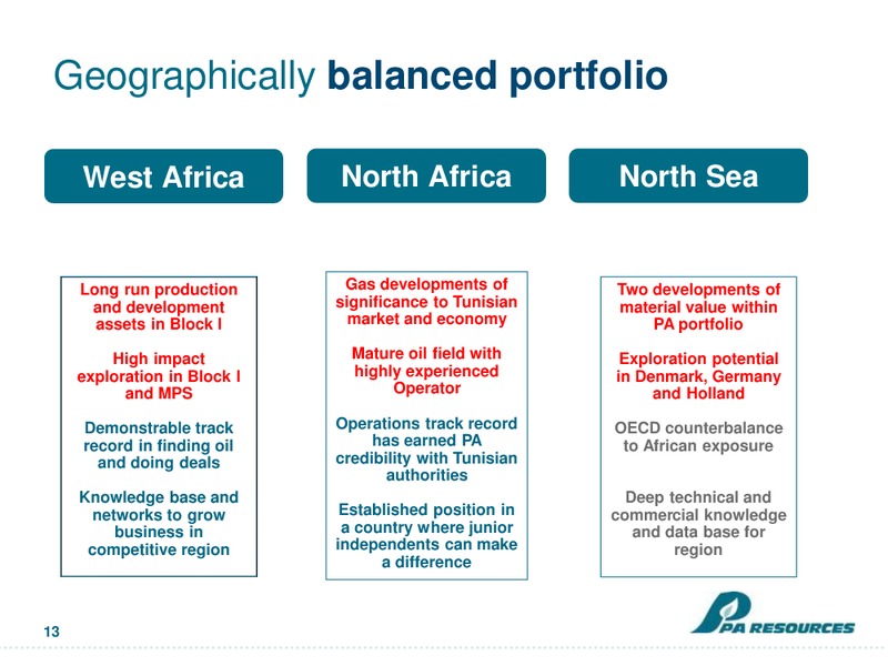 Bondholder Presentation – Pa Resources – slide 12