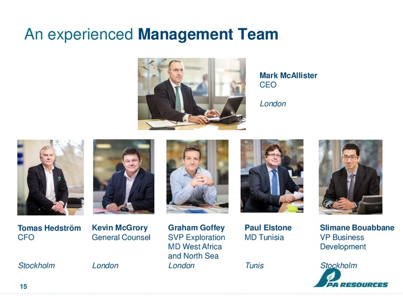 Bondholder Presentation – Pa Resources – slide 14