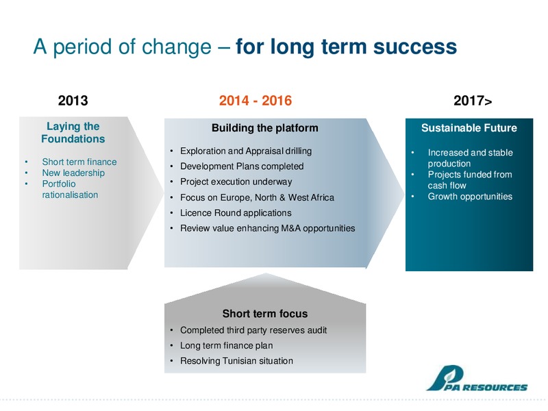 Q3 PRESENTATION – Pa Resources – slide 2
