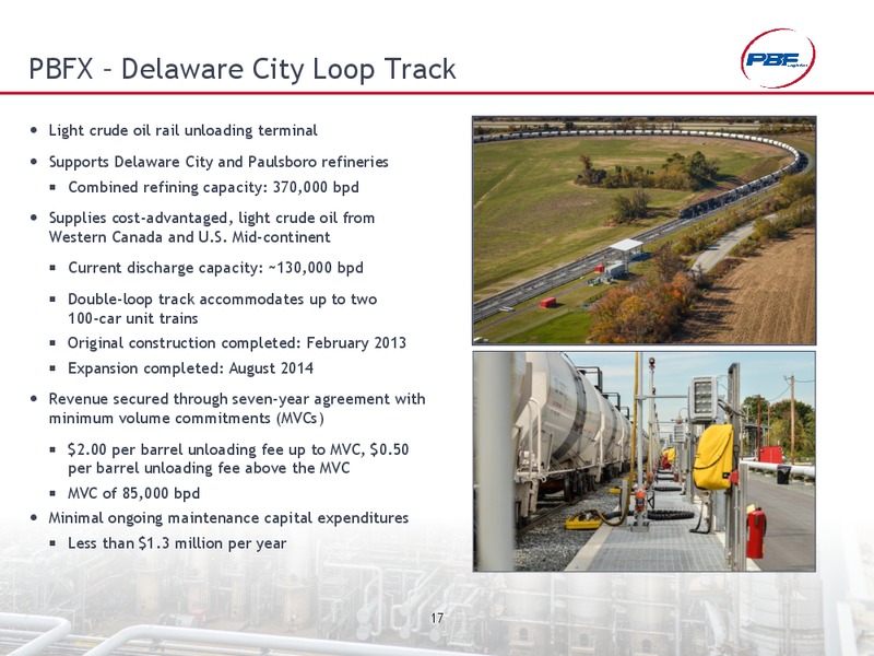 WOLFE RESEARCH REFINING CONFERENCE – Pbf Energy Inc. – slide 16