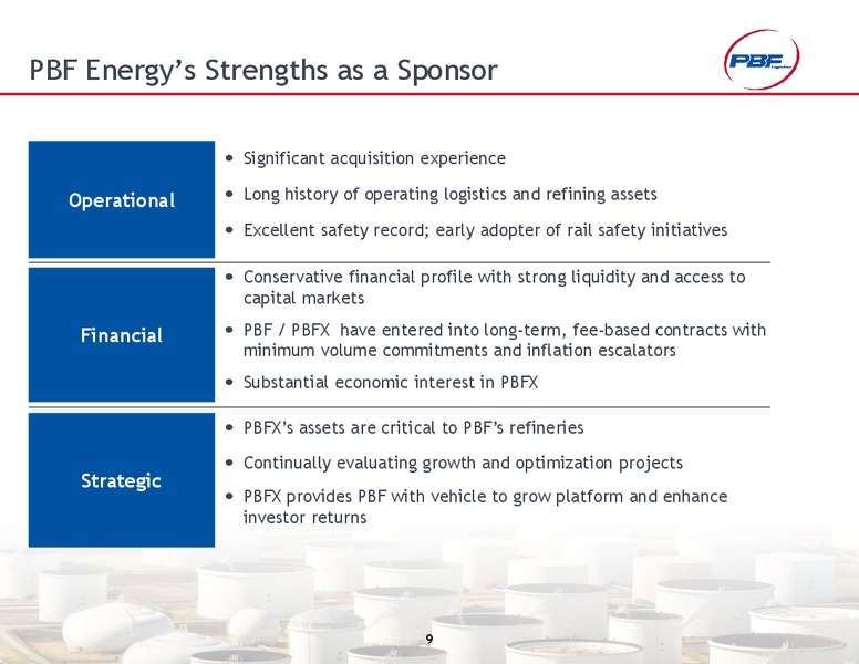 UBS MLP CONFERENCE – PBF Logistics Lp – slide 8