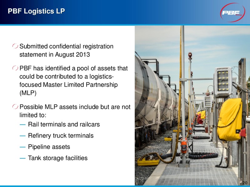 INVESTOR PRESENTATION – Pbf Energy Inc. – slide 19