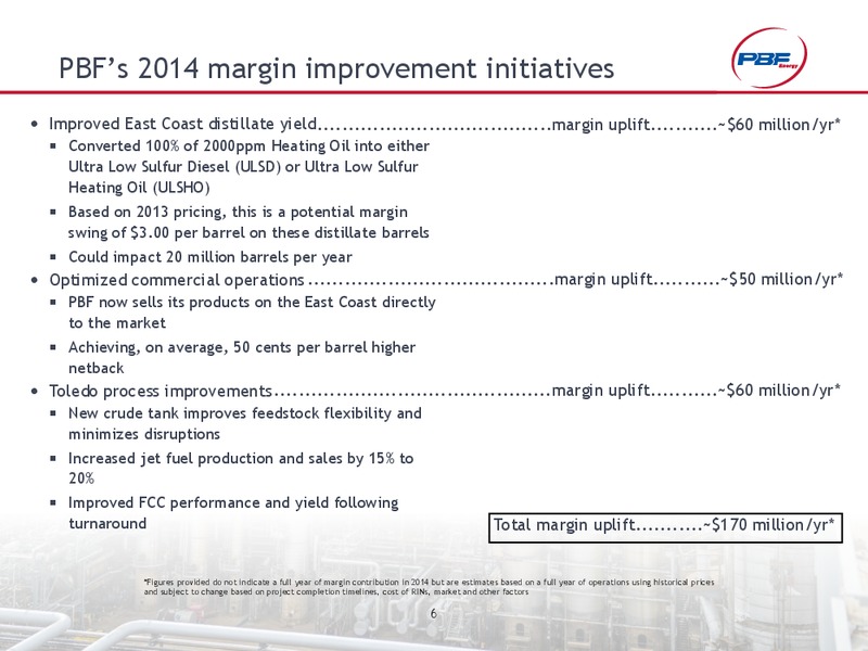 INVESTOR PRESENTATION – Pbf Energy Inc. – slide 5