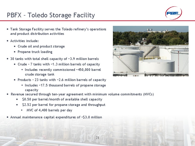 Scotia Howard Weil Energy Conference – PBF Logistics Lp – slide 22