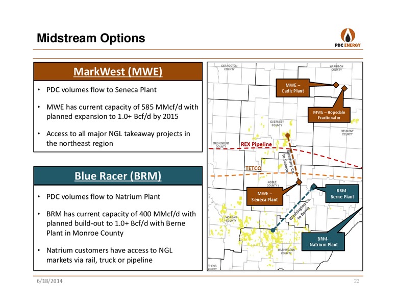 CREDIT SUISSE: UTICA SHALE – PDC Energy, Inc. – slide 21