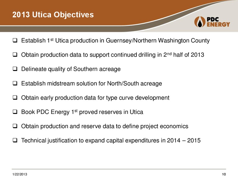 SunTrust: Utica Shale Mini Conference – PDC Energy, Inc. – slide 9
