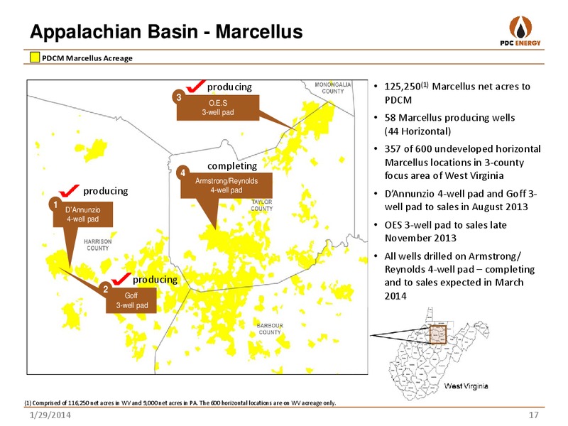 Company Update – PDC Energy, Inc. – slide 16