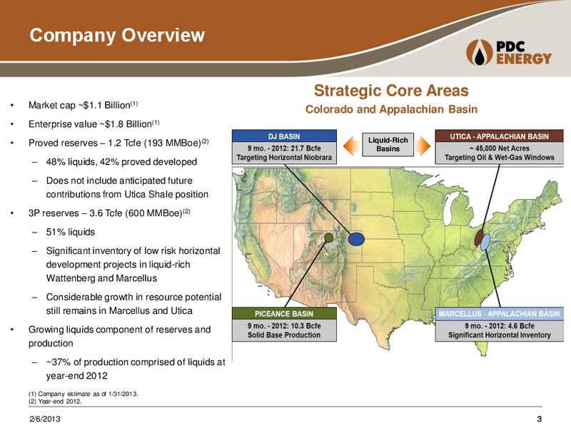 Credit Suisse Energy Summit – PDC Energy, Inc. – slide 2