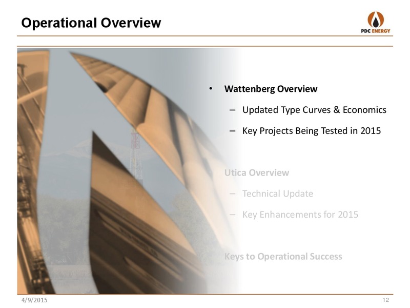 ANALYST DAY – PDC Energy, Inc. – slide 10