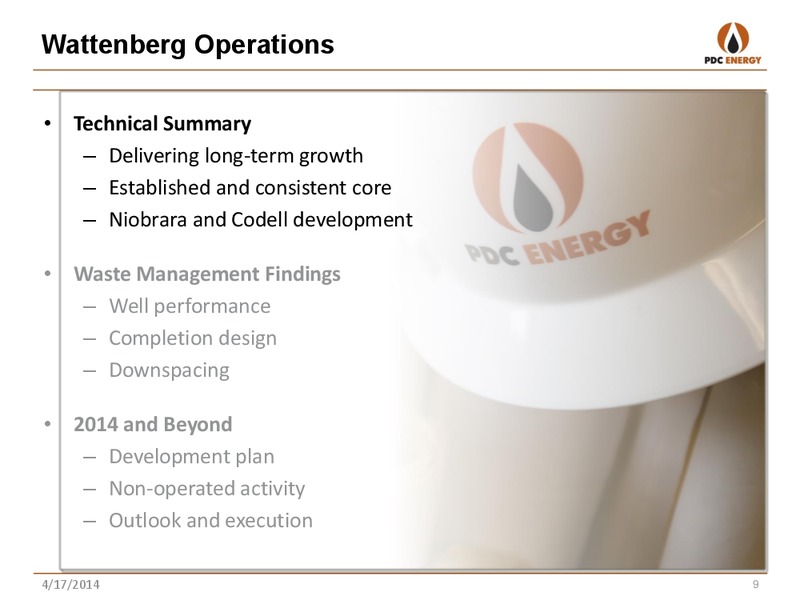 Analyst Day: New York – PDC Energy, Inc. – slide 8