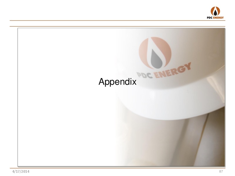 Analyst Day: New York – PDC Energy, Inc. – slide 85