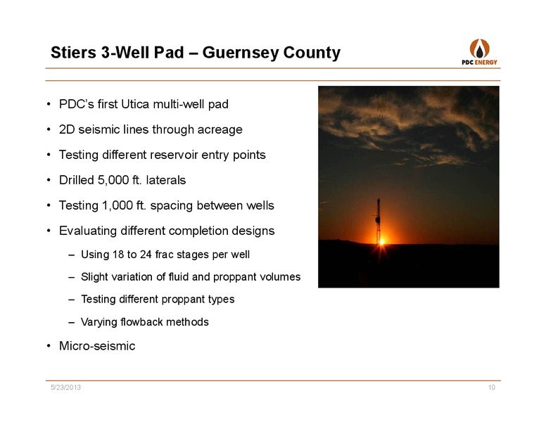 IBERIA CAPITAL PARTNERS – PDC Energy, Inc. – slide 9