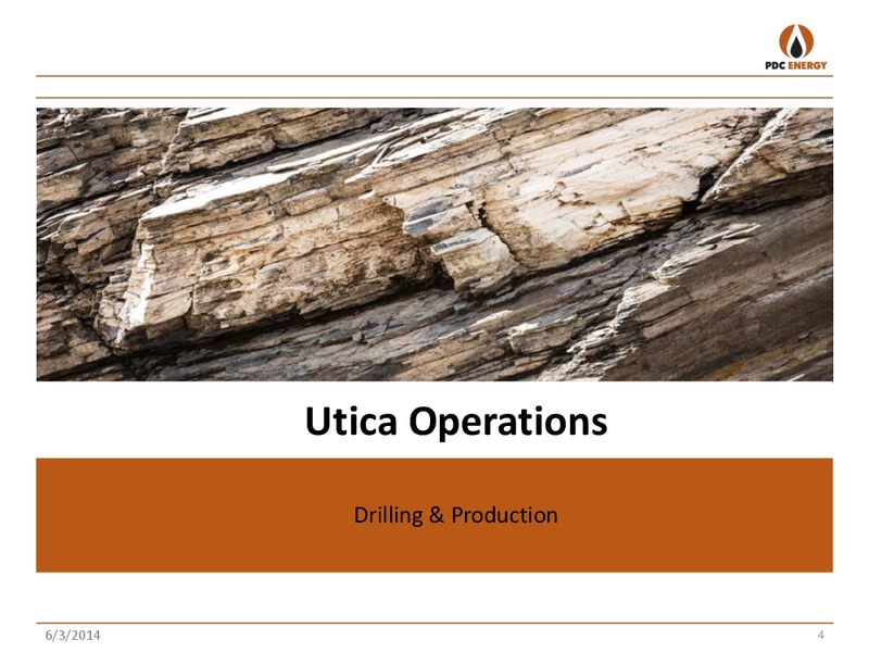 RBC GLOBAL ENERGY CONFERENCE – PDC Energy, Inc. – slide 3