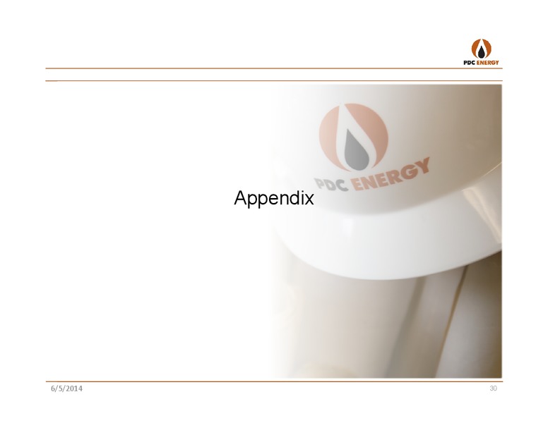 IPAA OGIS TORONTO – PDC Energy, Inc. – slide 29