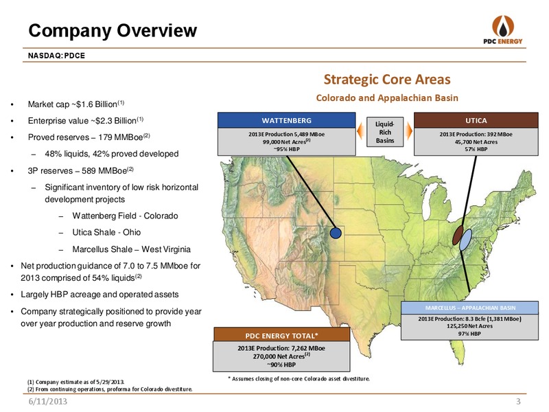 IPAA OGIS: TORONTO – PDC Energy, Inc. – slide 2