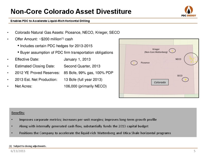 STIFEL NICOLAUS – PDC Energy, Inc. – slide 4