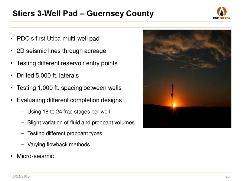 STIFEL NICOLAUS – PDC Energy, Inc. – slide 19