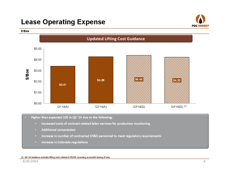 ENERCOMS THE OIL & GAS CONFERENCE 19 – PDC Energy, Inc. – slide 5