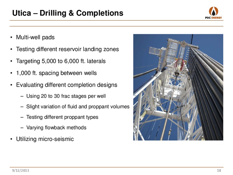 BARCLAYS CEO ENERGY POWER CONFERENCE – PDC Energy, Inc. – slide 17