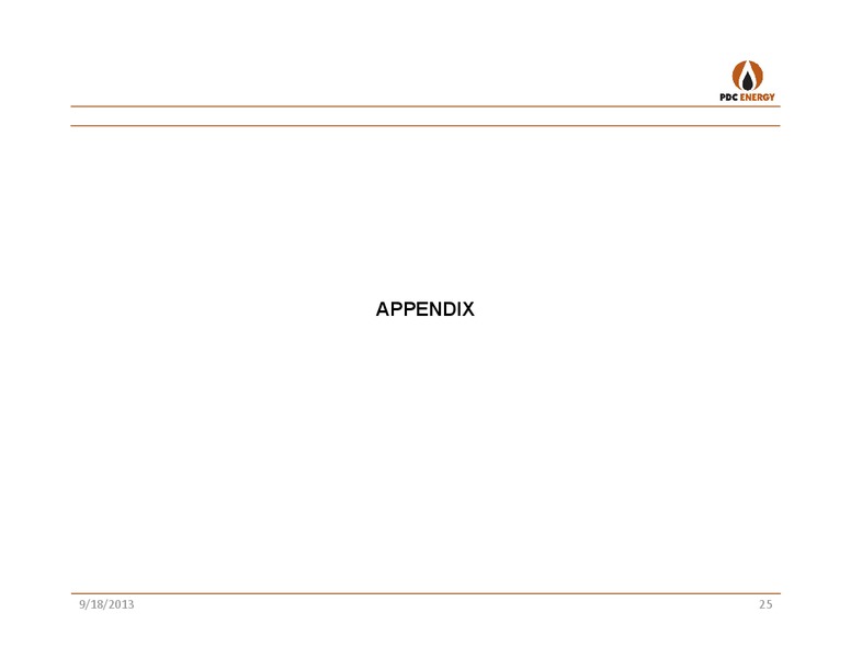 CREDIT SUISSE SMALL & MID CAP CONFERENCE – PDC Energy, Inc. – slide 24